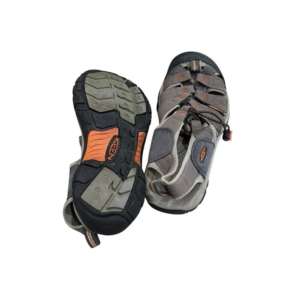 KEEN Newport H2 Mens Size 12 Grey Sandals Waterproof Hiking Nature Outdoor